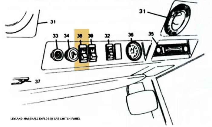 SWITCH - REAR WINDOW WIPER MK2 EXPLORER - Image 4