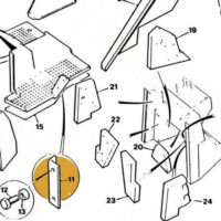 BRACKET- CAB FLOOR MAT EXPLORER - Image 4