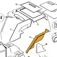 CAB TRIM PAD LH WING MK1 MK2 EXPLORER - Image 3