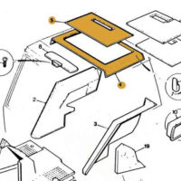 LINING - ROOF and HATCH MK1 MK2 EXPLORER - Image 5