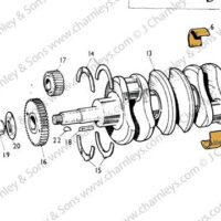 BIG END BEARING SET  - .020 (3 CYL) - Image 2