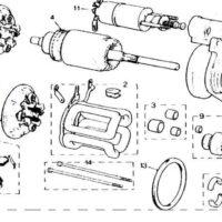 BRUSH SPRING KIT - LUCAS STARTER MOTOR - Image 2