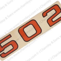 BONNET DECAL - HARVEST GOLD 502
