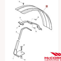 LH FRONT FENDER - 380mm - Image 2