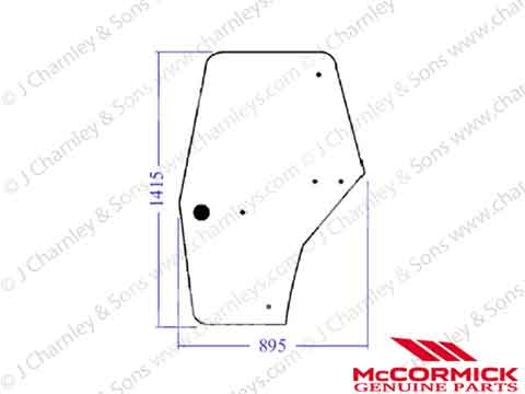 RH DOOR GLASS - Image 2