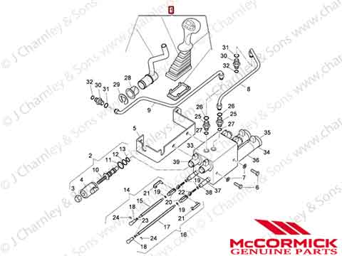702785A1 GEAR LEVER ASSY - AUTOSPEED - John Charnleys & Sons