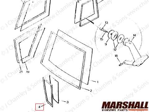 RH PLOUGH GLASS RUBBER - Image 3