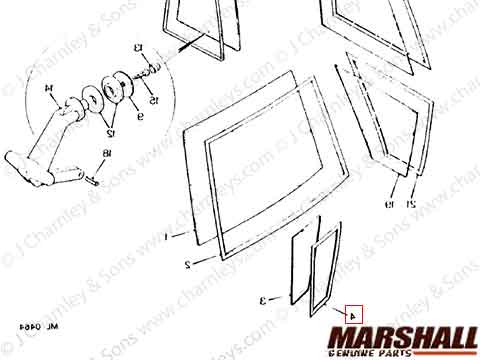LH PLOUGH GLASS RUBBER - Image 3