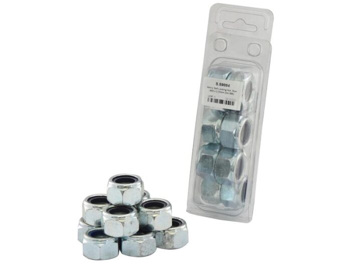 Metric Self Locking Nuts M20 x 2.5 thread pitch