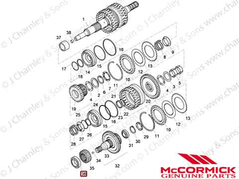F/R SHAFT TAPER ROLLER BEARING - Image 3