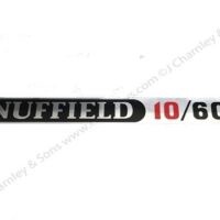 NUFFIELD 10/60 STICK-ON BADGE