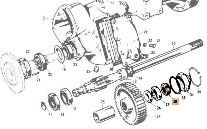 NUT - FINAL DRIVE SHAFT - Image 4