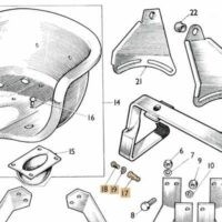 NUFFIELD SEAT STUD - Image 2