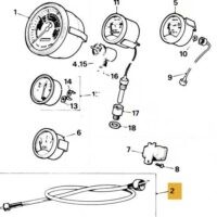 TRACTOMETER DRIVE CABLE 27" - Image 3