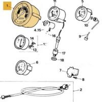 TRACTOMETER ASSEMBLY MPH DIESEL - Image 2