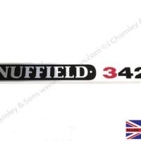 NUFFIELD 342 STICK-ON BADGE