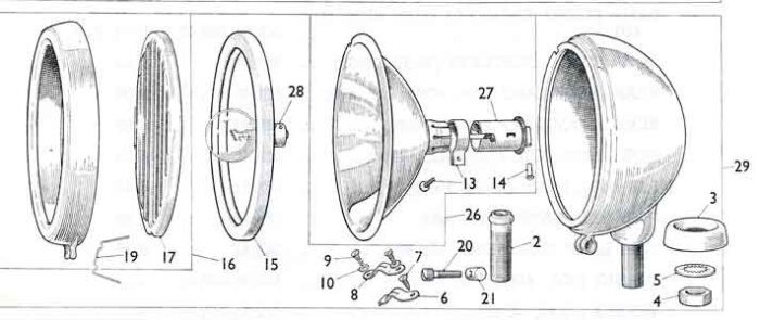 REAR FLOODLAMP NUFFIELD - Image 5