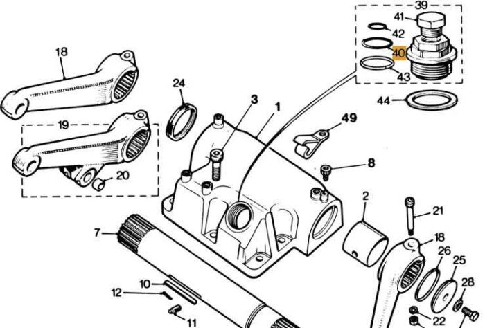 O RING - CROSS SHAFT HOUSING PLUG - Image 2