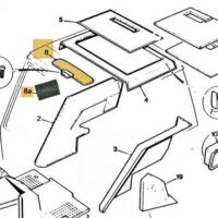 SUN VISOR BRACKET COVER MK2 EXPLORER - Image 4