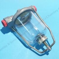 GLASS BOWL FUEL FILTER ASSEMBLY - NUFFIELD