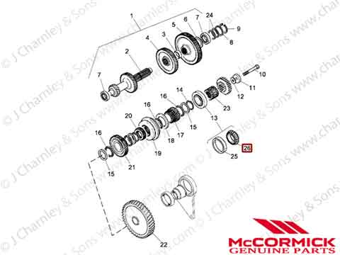 TAPER ROLLER BEARING - IDLER SHAFT - Image 3