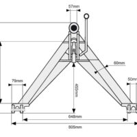 A FRAME QUICK HITCH SYSTEM - CAT.1 (CE APPROVED) - Image 3
